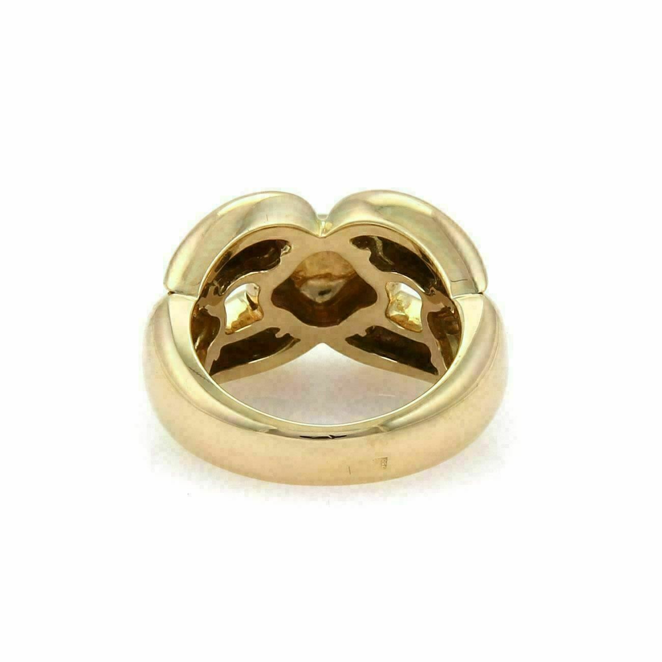 Cartier 18k Yellow Gold Puff Dome Band Ring - Size 5.5