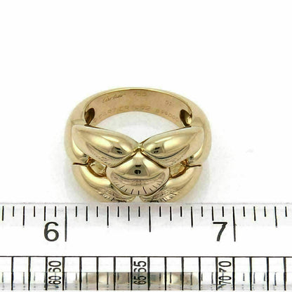 Cartier 18k Yellow Gold Puff Dome Band Ring - Size 5.5