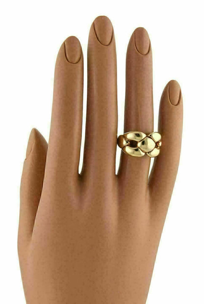 Cartier 18k Yellow Gold Puff Dome Band Ring - Size 5.5