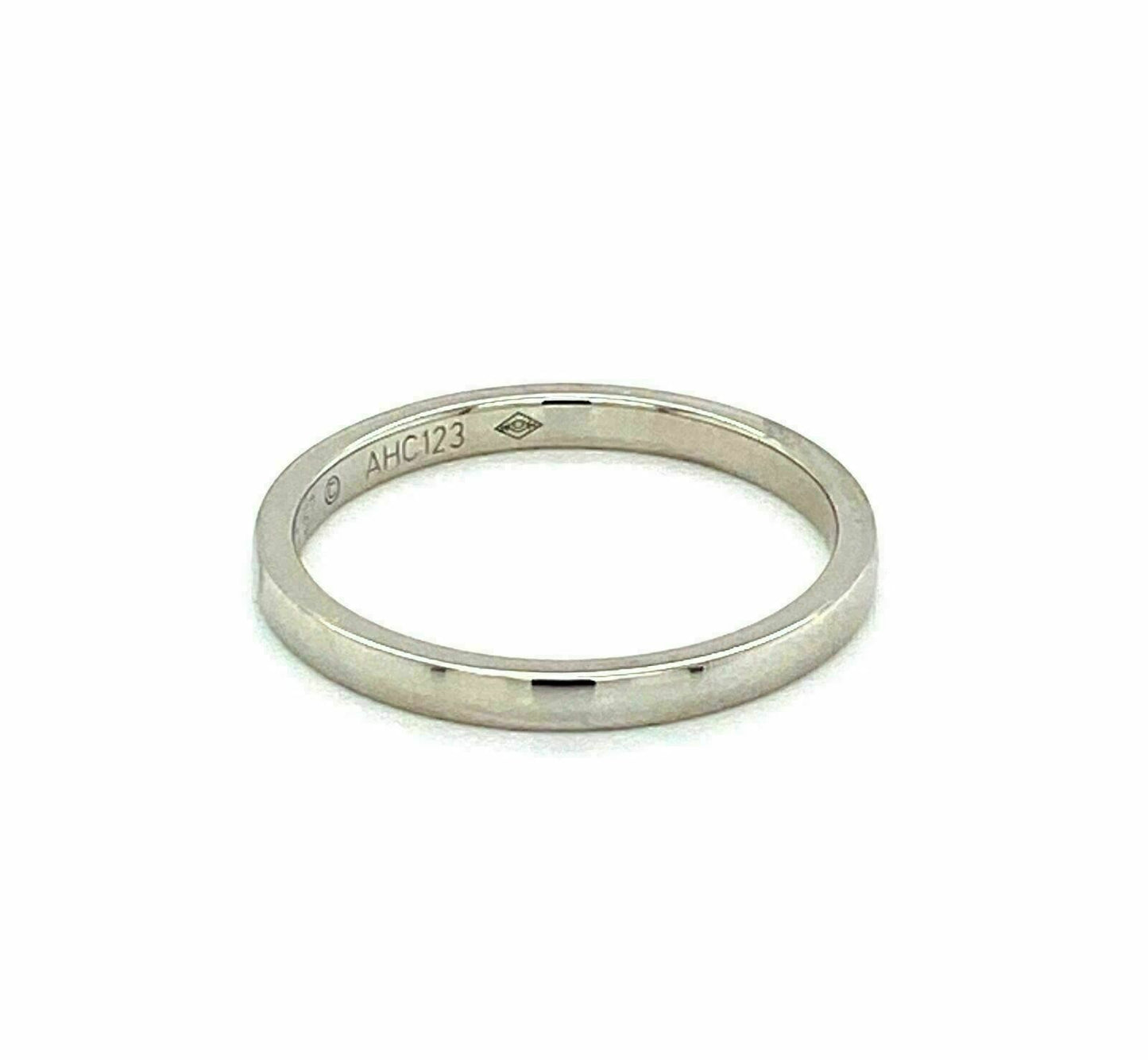 Cartier Platinum Wedding Band Ring - Size 8