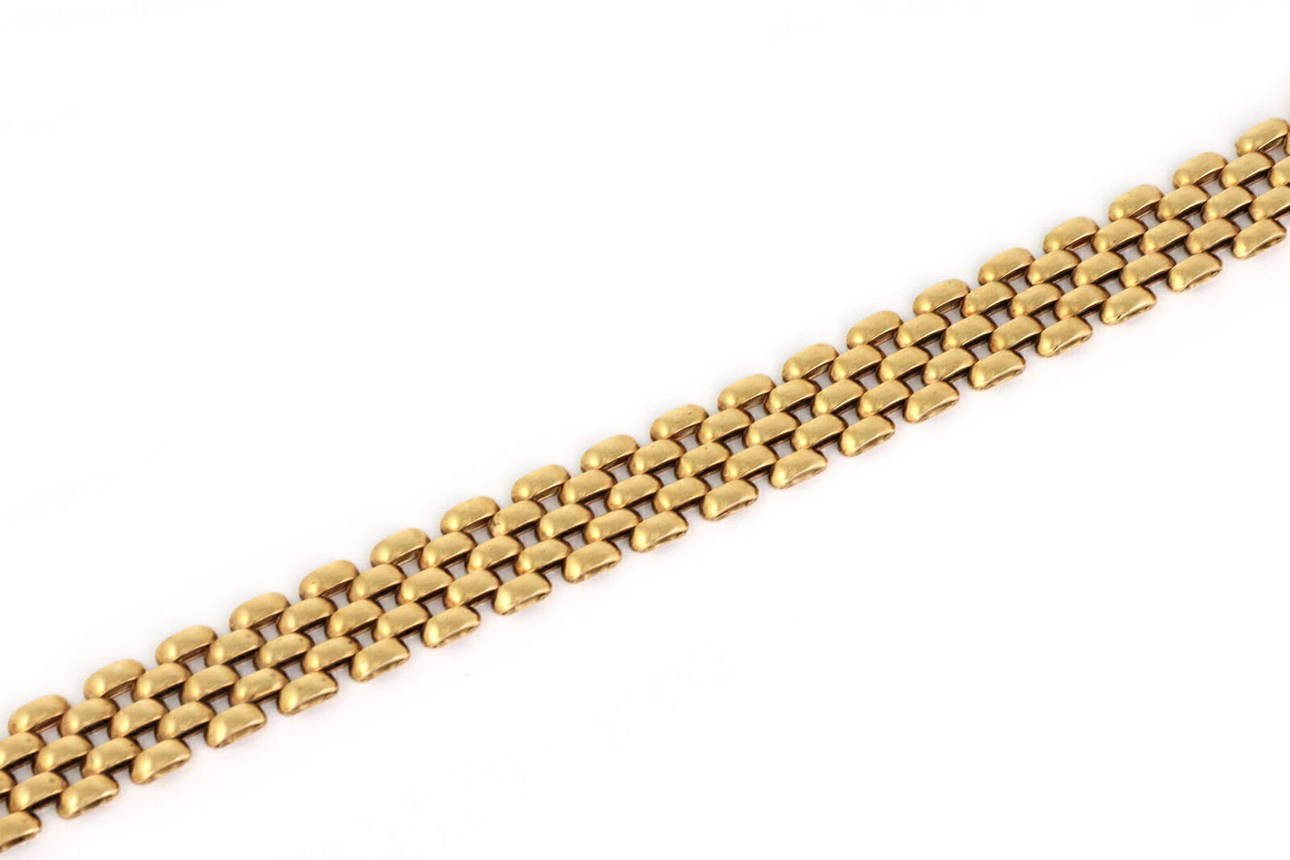 Classic 12mm Wide 14k Yellow Gold Link Bracelet - 7"