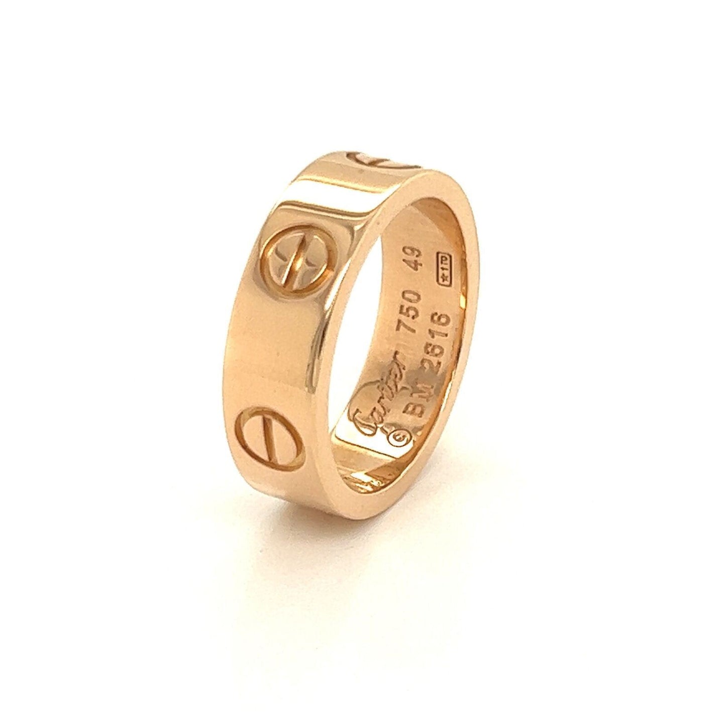 Cartier Love 18k Pink Gold Ring - Size 4.5