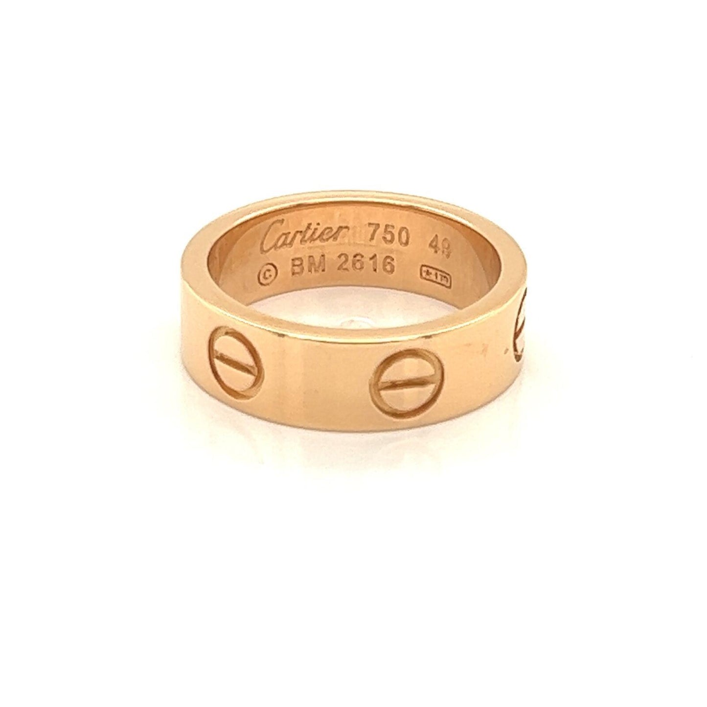 Cartier Love 18k Pink Gold Ring - Size 4.5