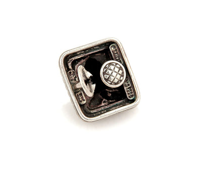 Kieselstein-Cord Sterling Silver Fish Rectangular Shape Clip On Earrings