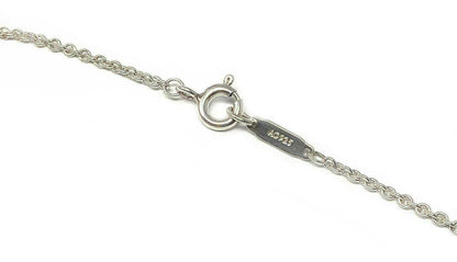 Tiffany & Co. Sweet Nothing Sterling Silver Envelope Movable Letter Necklace