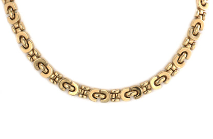Fancy 14k Yellow Gold Link Necklace