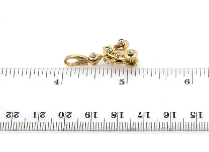 Cartier 18k Two Tone Gold Animated Tricycle Charm Pendant w/Cert