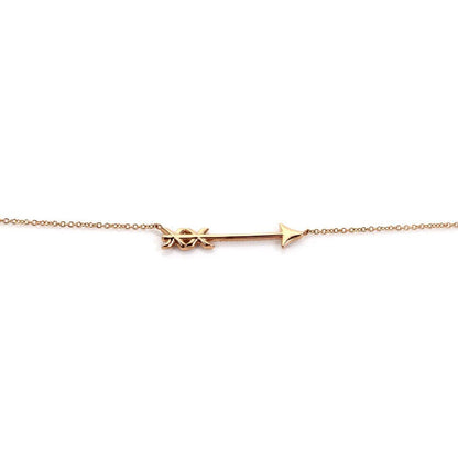 Tiffany & Co. Picasso Graffiti Diamond 18k Rose Gold Arrow Pendant Necklace