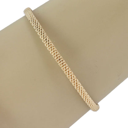 Tiffany & Co. Somerset 18k Yellow Gold Mesh Bangle Bracelet