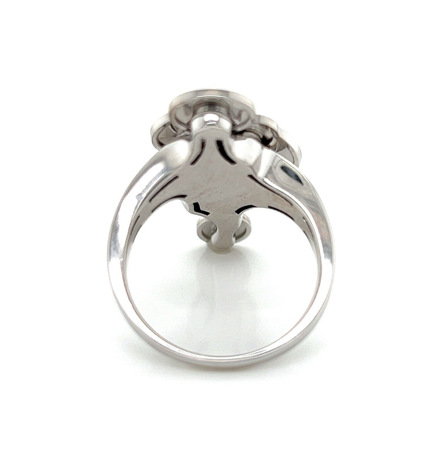 Bvlgari Cicladi 18k White Gold 7 Disc Ring - Size 7