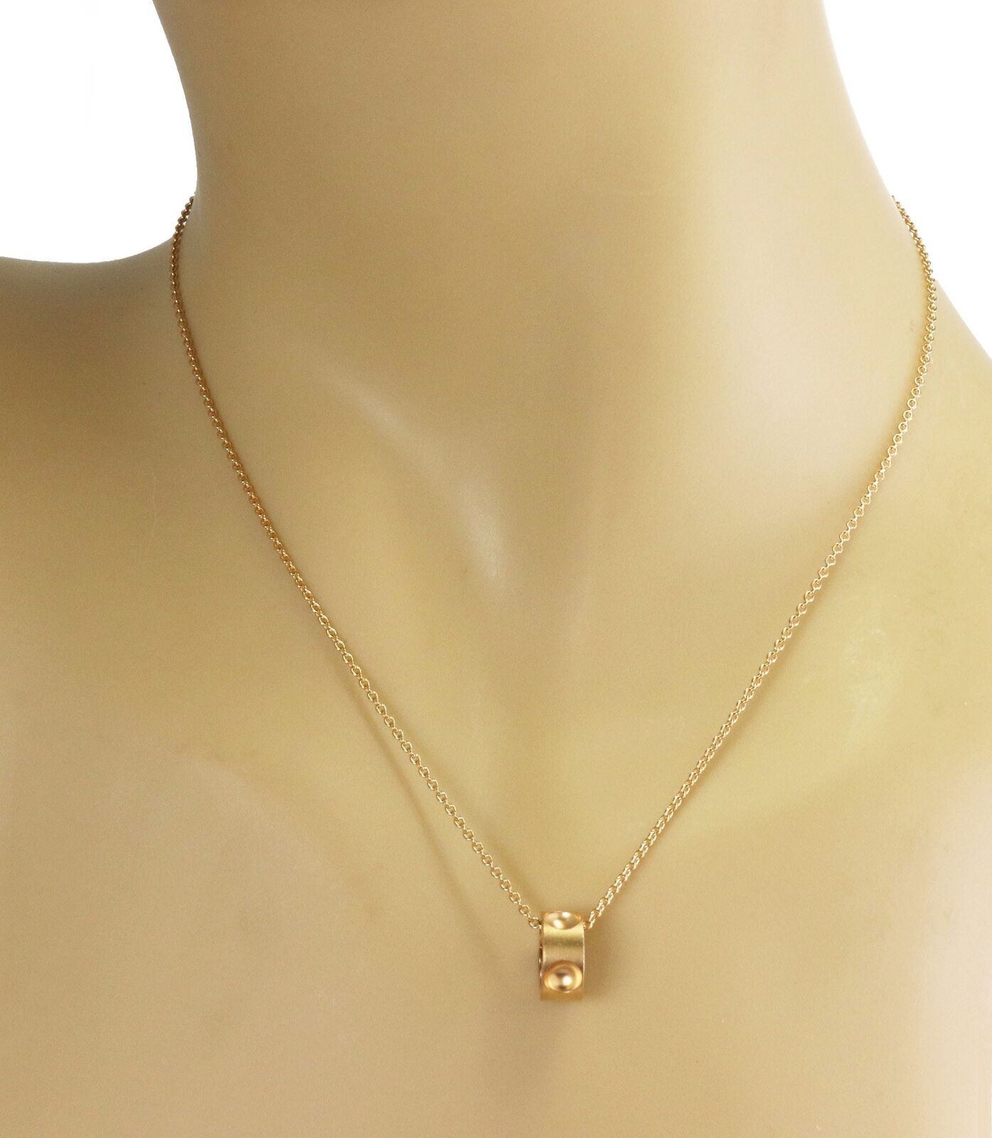 Louis Vuitton Empreinte 18k Yellow Gold Pendant Necklace