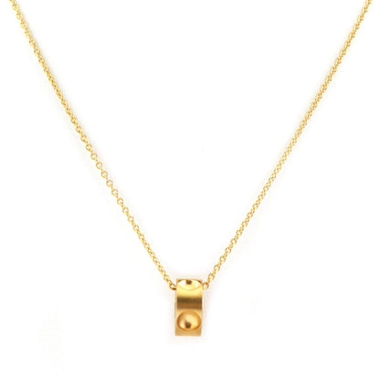 Louis Vuitton Empreinte 18k Yellow Gold Pendant Necklace