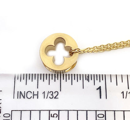 Louis Vuitton Empreinte 18k Yellow Gold Pendant Necklace