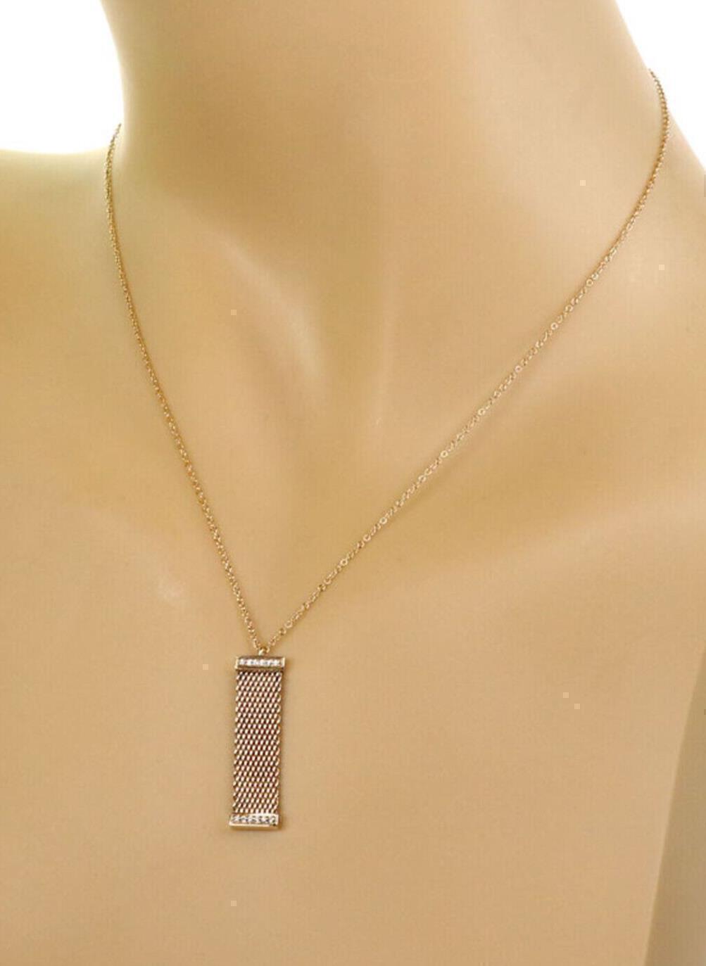 Tiffany & Co. Somerset Diamond 18k Yellow Gold Pendant Necklace