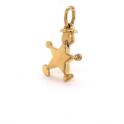 Pomellato Dodo Starman 18k Yellow Gold Charm Pendant