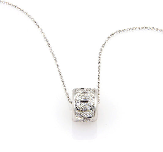 Pasquale Bruni Amore 18k White Gold Diamond Pendant Necklace