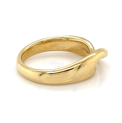 Tiffany & Co. 18k Yellow Gold Infinity Band Ring - Size 4.5