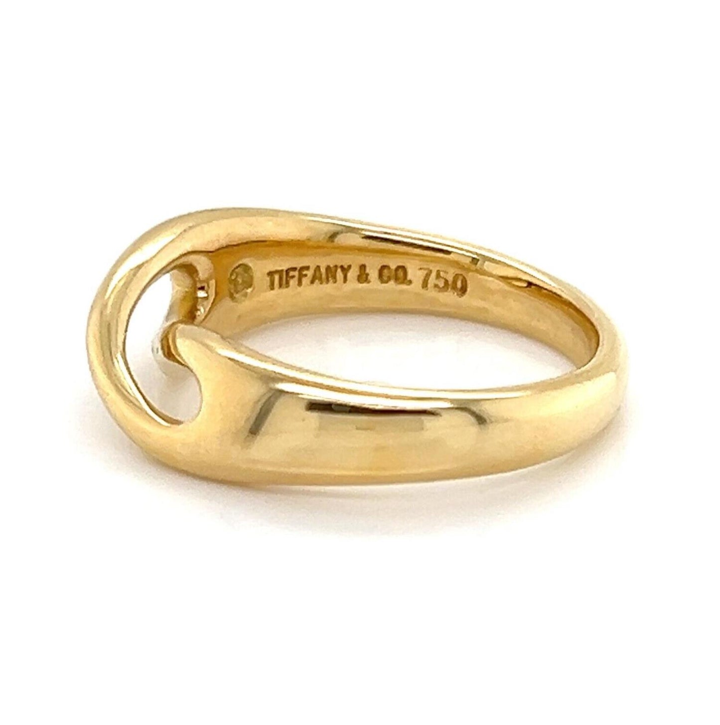 Tiffany & Co. 18k Yellow Gold Infinity Band Ring - Size 4.5