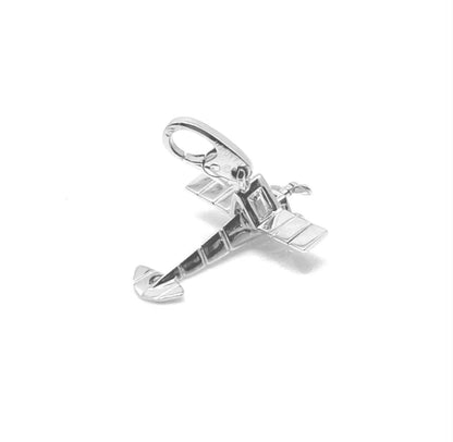 Cartier 18k White Gold Airplane Collectible Charm Pendant