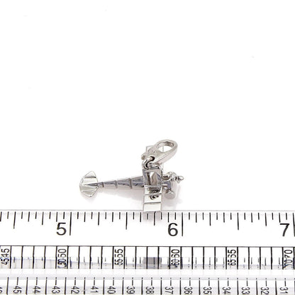 Cartier 18k White Gold Airplane Collectible Charm Pendant