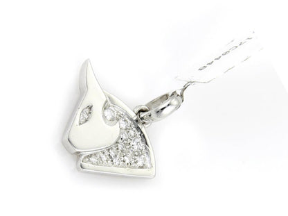 Marina B. Diamond Unicorn Zoo Collection 18k White Gold Charm Pendant