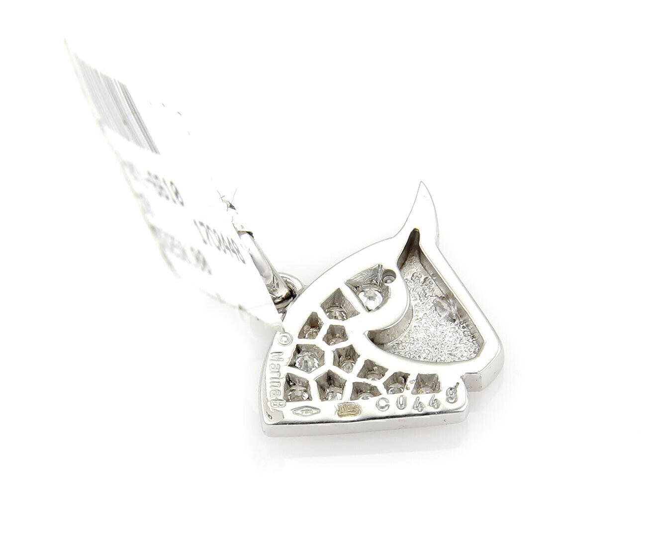 Marina B. Diamond Unicorn Zoo Collection 18k White Gold Charm Pendant