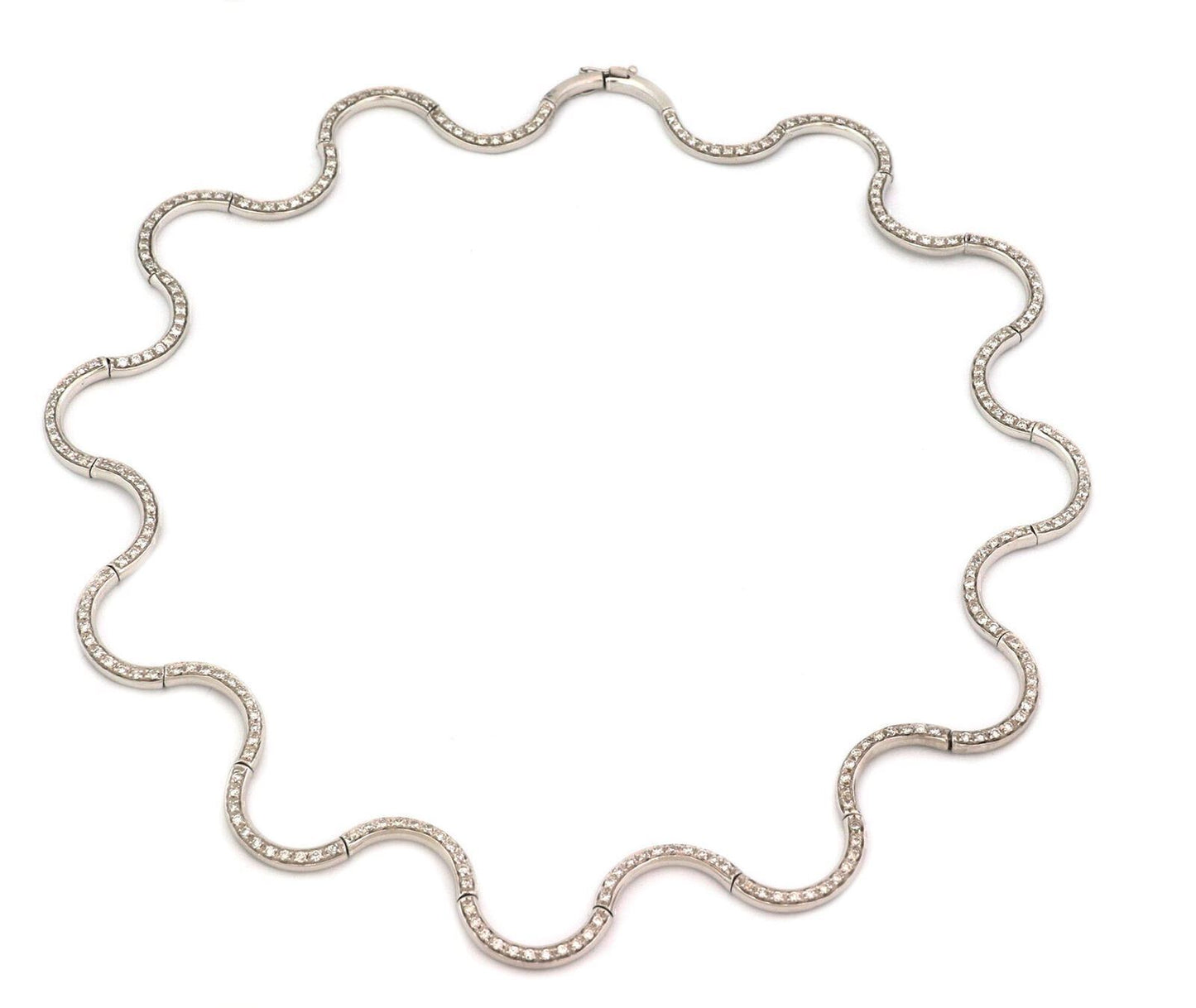 Diamond 18k Yellow Gold Full Circle Necklace