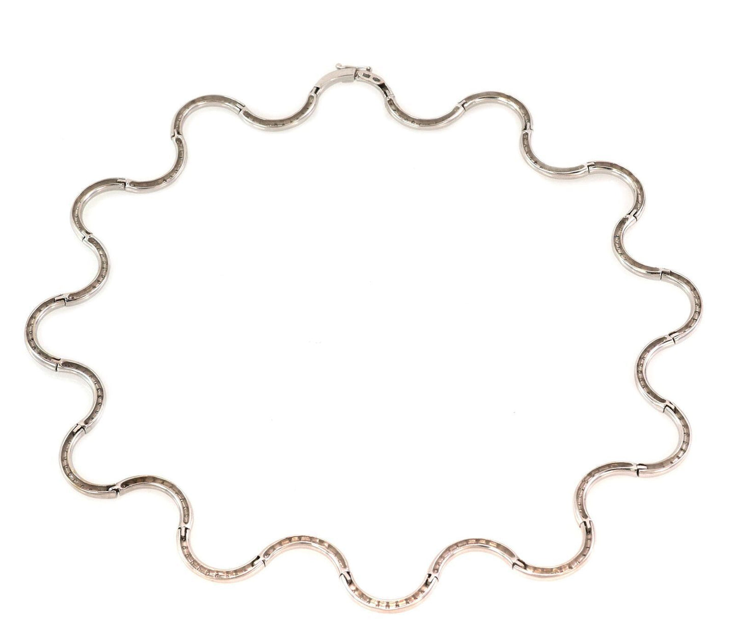 Diamond 18k Yellow Gold Full Circle Necklace