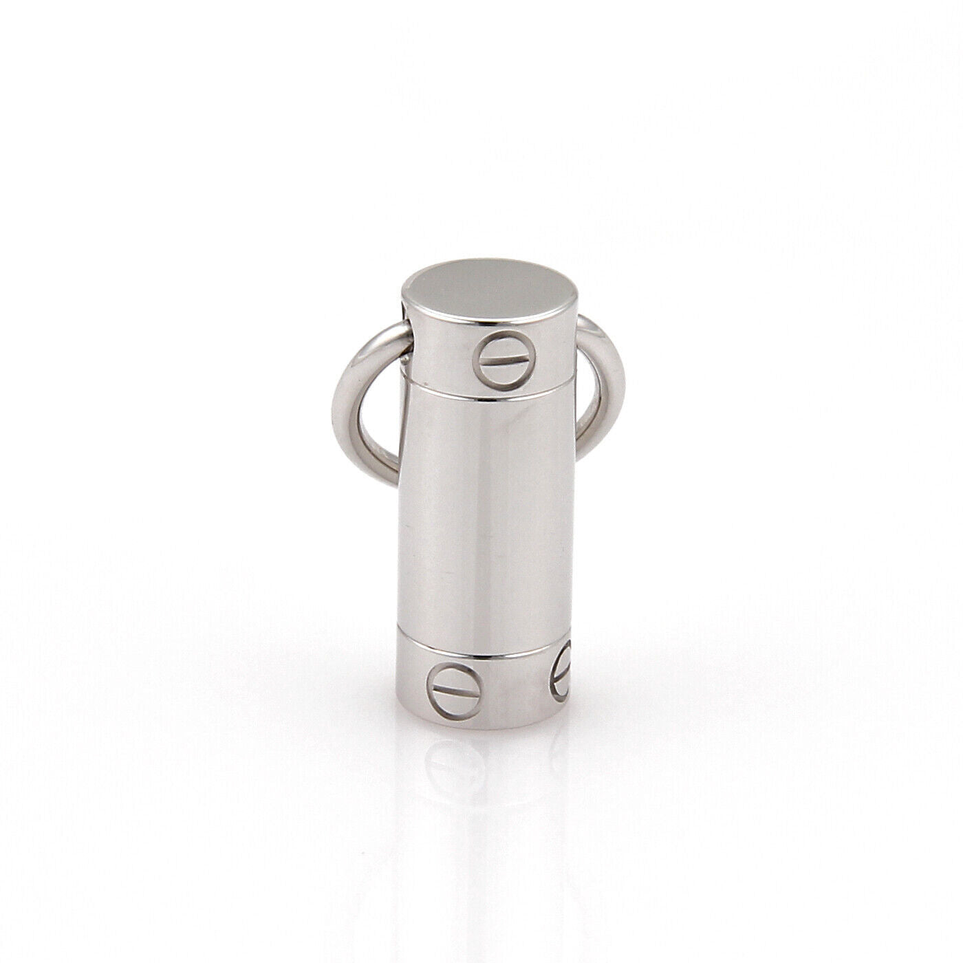 Cartier Love Screw Motif 18k White Gold Charm Pendant