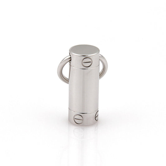 Cartier Love Screw Motif 18k White Gold Charm Pendant