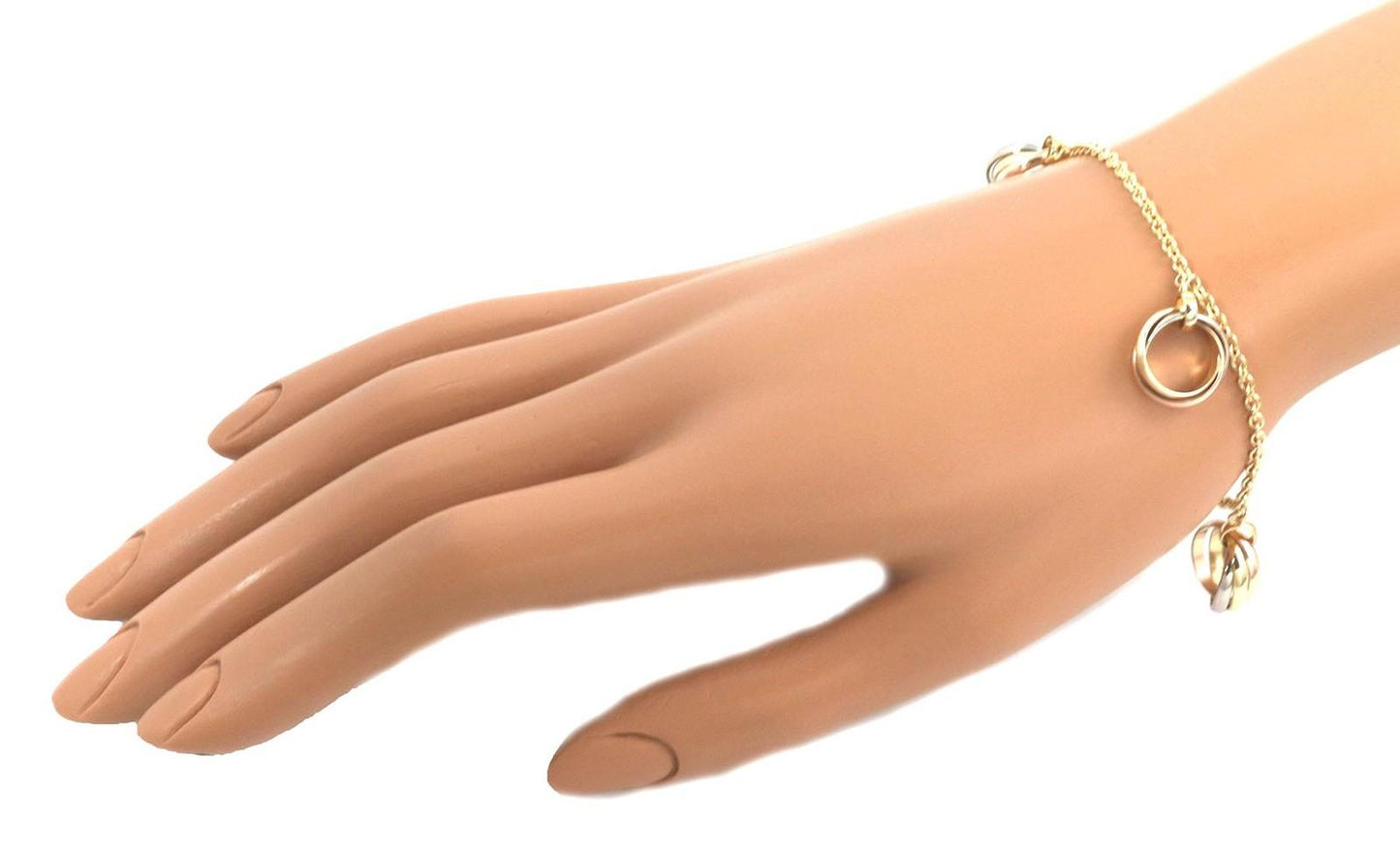 Cartier Trinity Tri-Color 18k Gold Bracelet