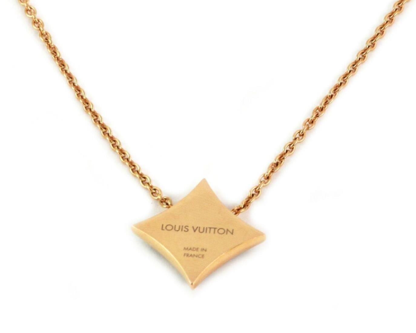 Louis Vuitton Blossom Star Mother-of-Pearl 18k Pink Gold Necklace
