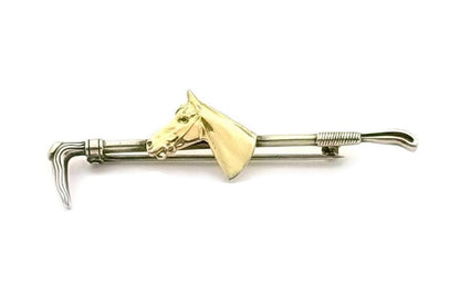 Horse Tie Pin in 10k Yellow Gold
