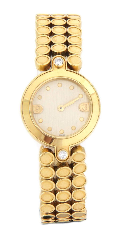 Harry Winston Diamond 18k Yellow Gold Ladies Quartz Wrist Watch