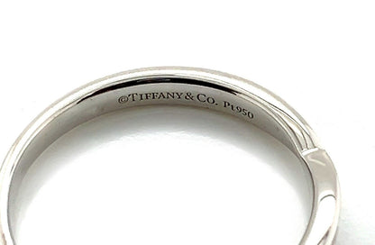 Tiffany & Co. Harmony Diamond Platinum Band Ring - Size 5.5