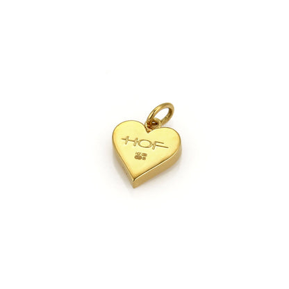 Hearts On Fire Diamond 18k Yellow Gold Full House Heart Charm Pendant