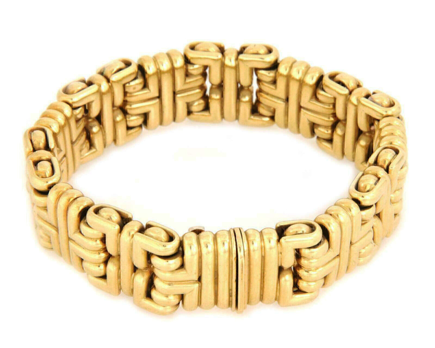 Flex 18k Yellow Gold Fancy Link Bracelet