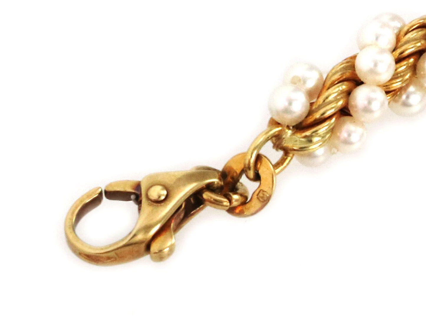 Mikimoto Akoya Pearls 18k Yellow Gold Rope Necklace