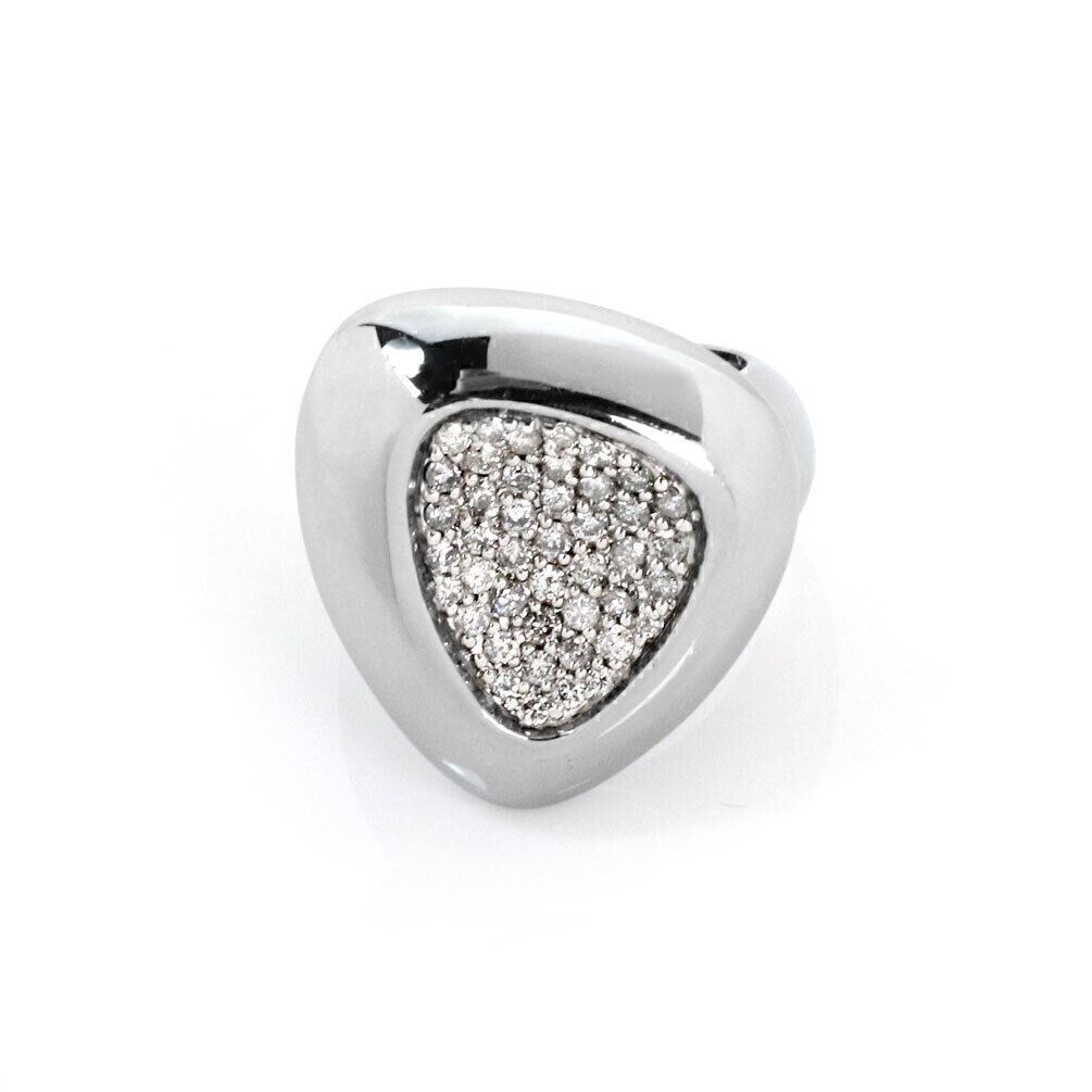 Roberto Coin Capri Plus Diamond Sterling Silver Ring - Size 6