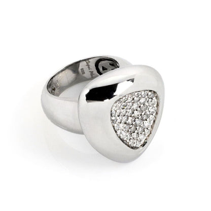 Roberto Coin Capri Plus Diamond Sterling Silver Ring - Size 6