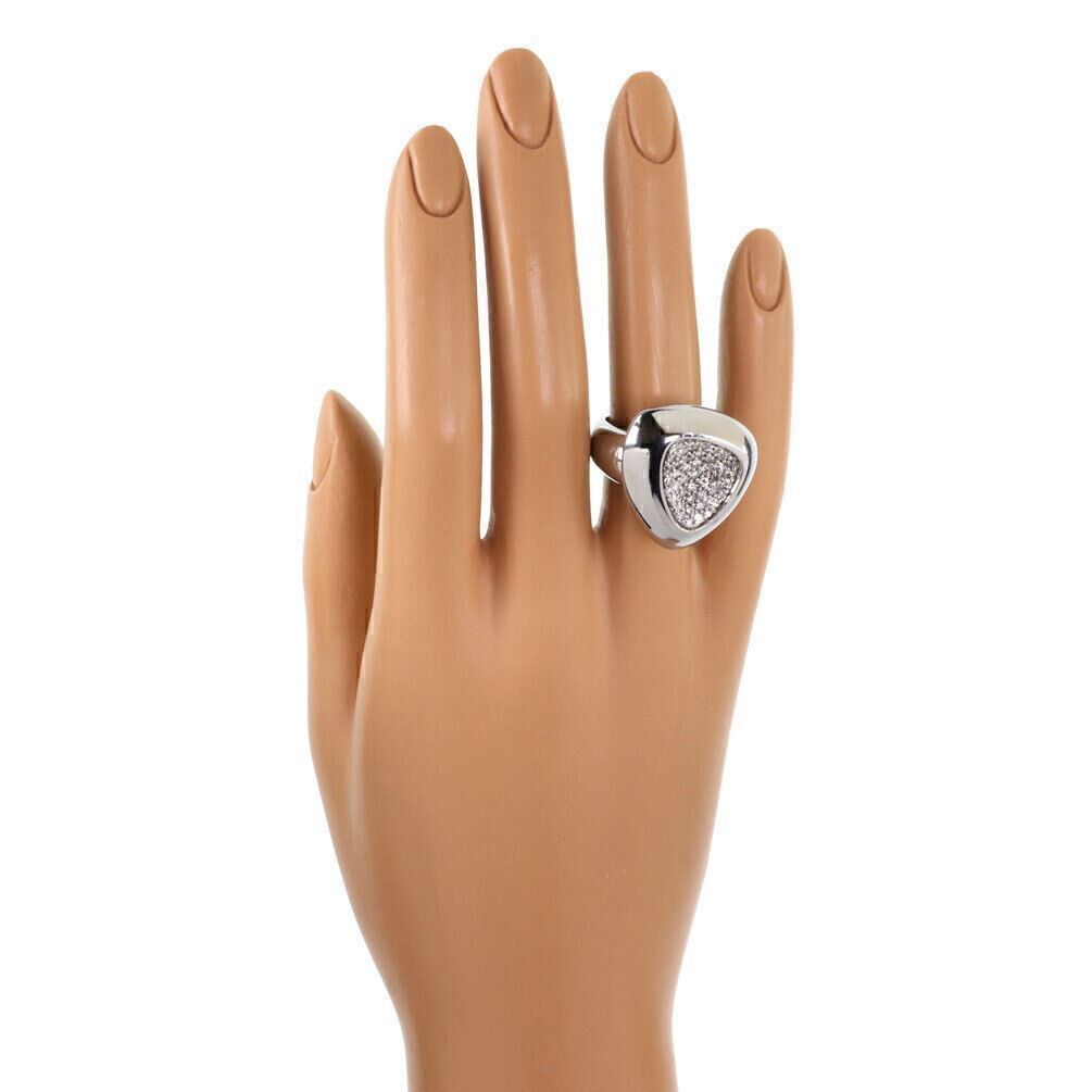 Roberto Coin Capri Plus Diamond Sterling Silver Ring - Size 6