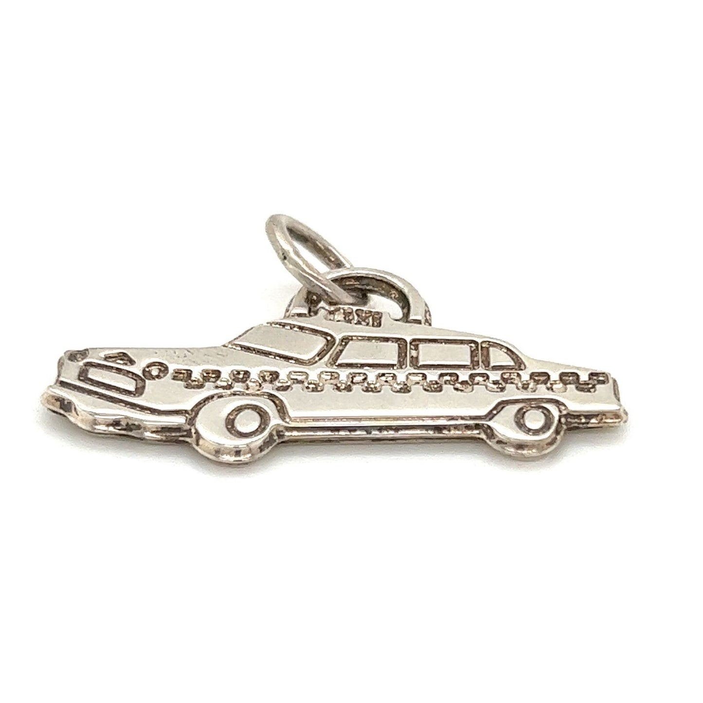 Tiffany & Co. Sterling Silver Taxi Charm Pendant