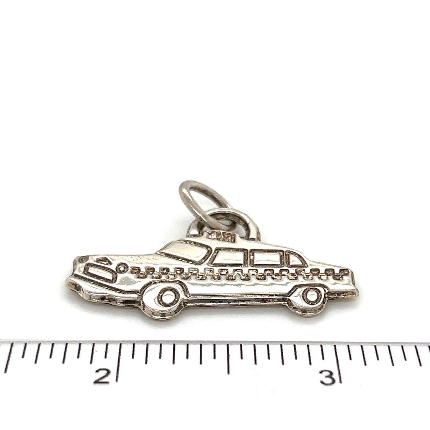 Tiffany & Co. Sterling Silver Taxi Charm Pendant