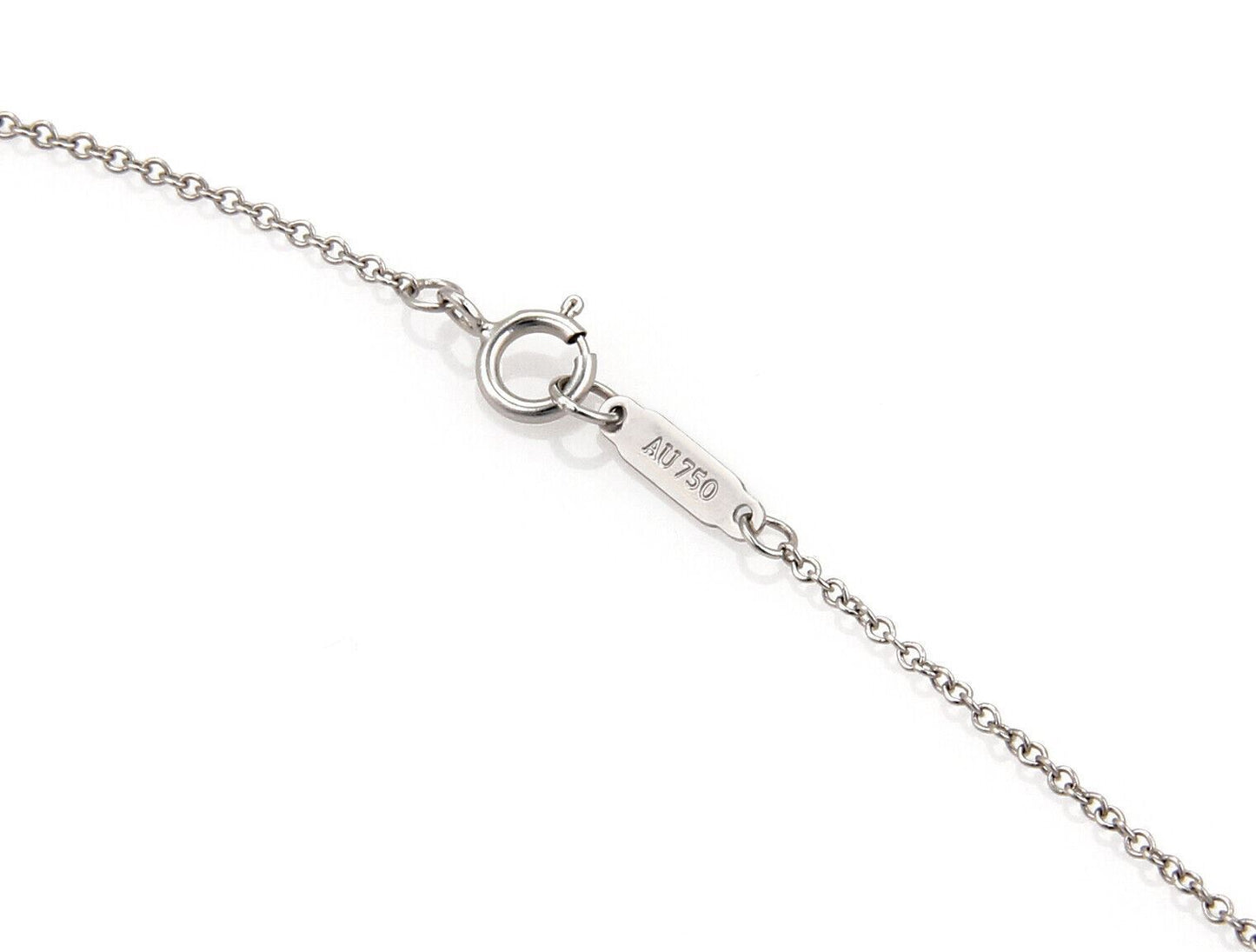 Tiffany & Co. Diamond Daisy 18k White Gold Pendant Necklace