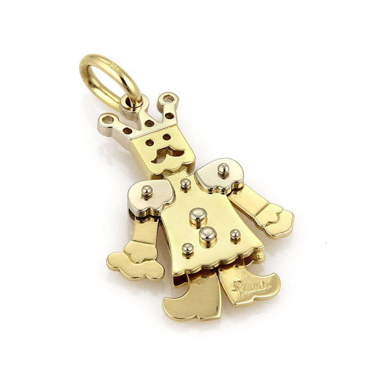 Pomellato Animated King 18k Gold Charm Pendant