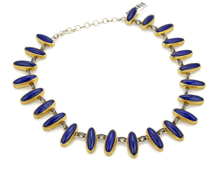 Gurhan Parliment Lapis Sterling 24k Layered Gold Necklace