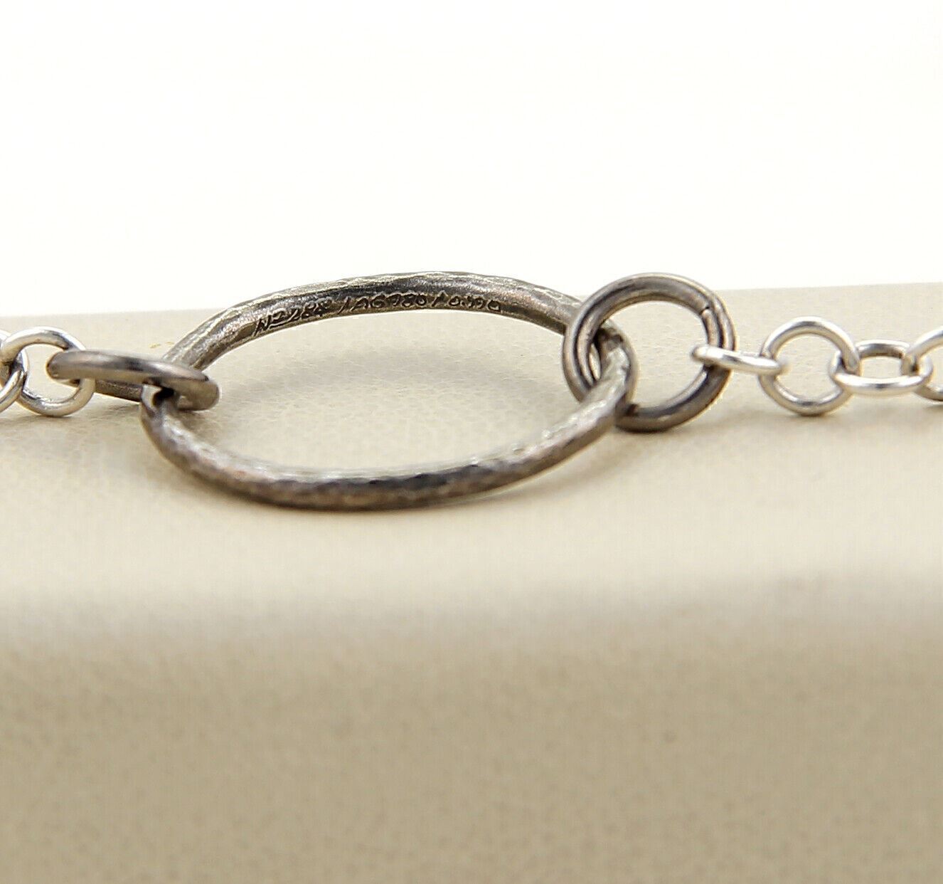 Gurhan HOOPLA Dark & White Sterling & 24k Gold Overlay Circle Necklace