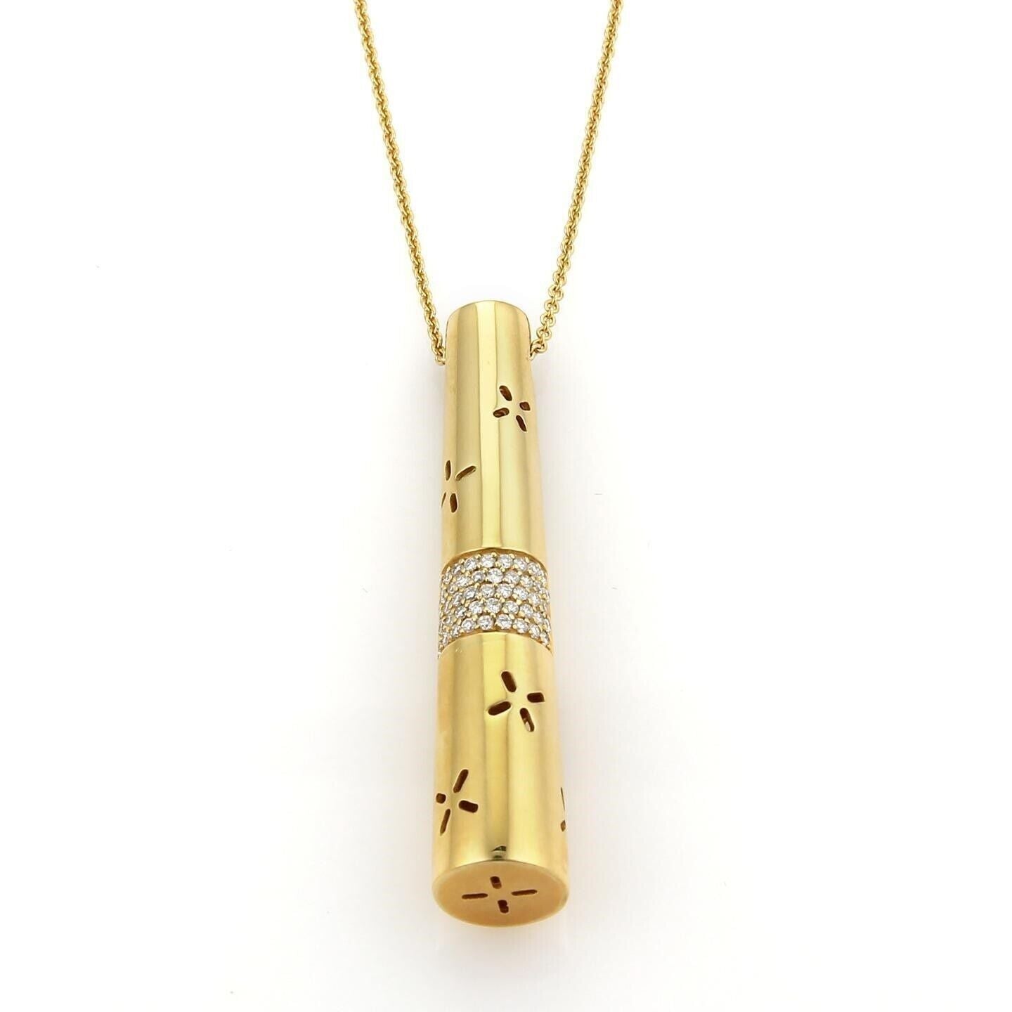 Koesia Diamonds 18k Yellow Gold Long Fancy Pendant Necklace