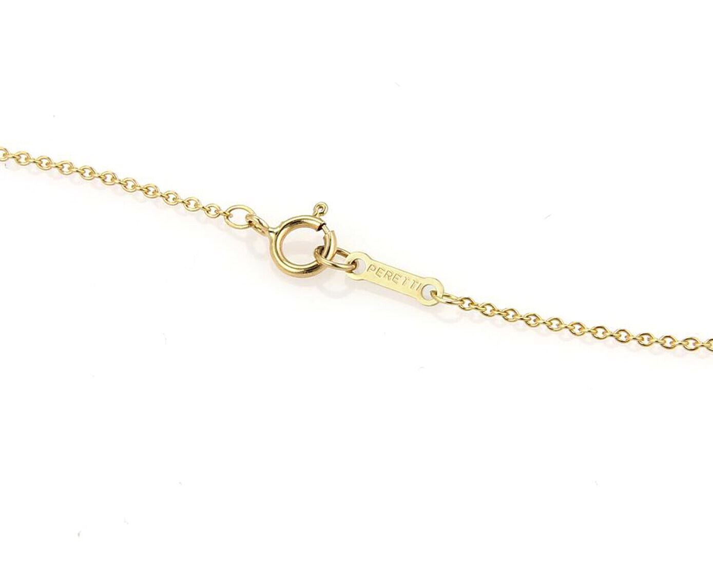 Tiffany & Co. 18k Yellow Gold Leaf Pendant Necklace