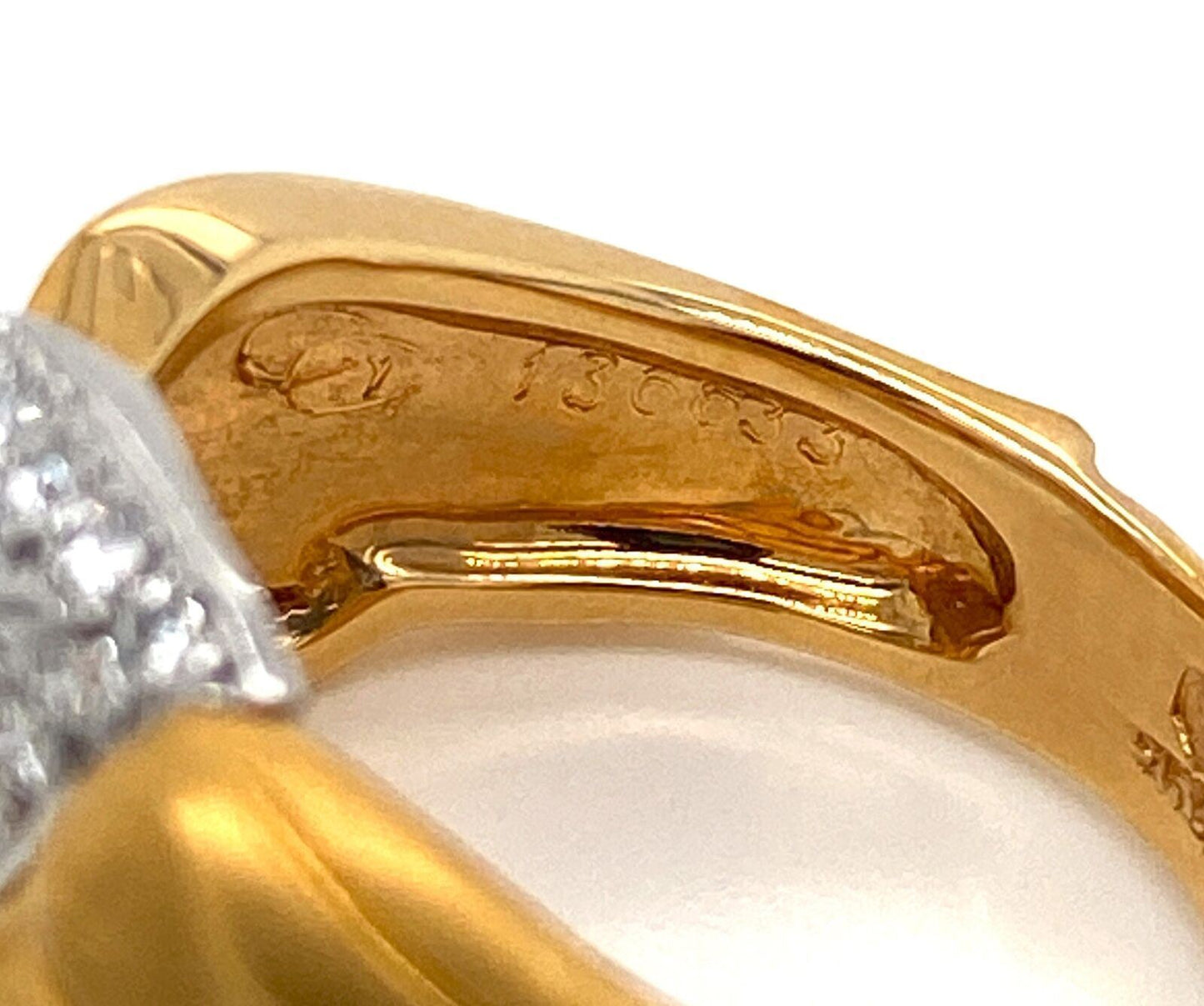 Carrera y Carrera Diamond 18k Two Tone Gold Woman & Bird Ring - Size 6.5